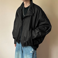 现货新款-复古高级感短款夹克外套秋冬潮牌上衣A351-AJ2589-P125，男装夹克，电商A351