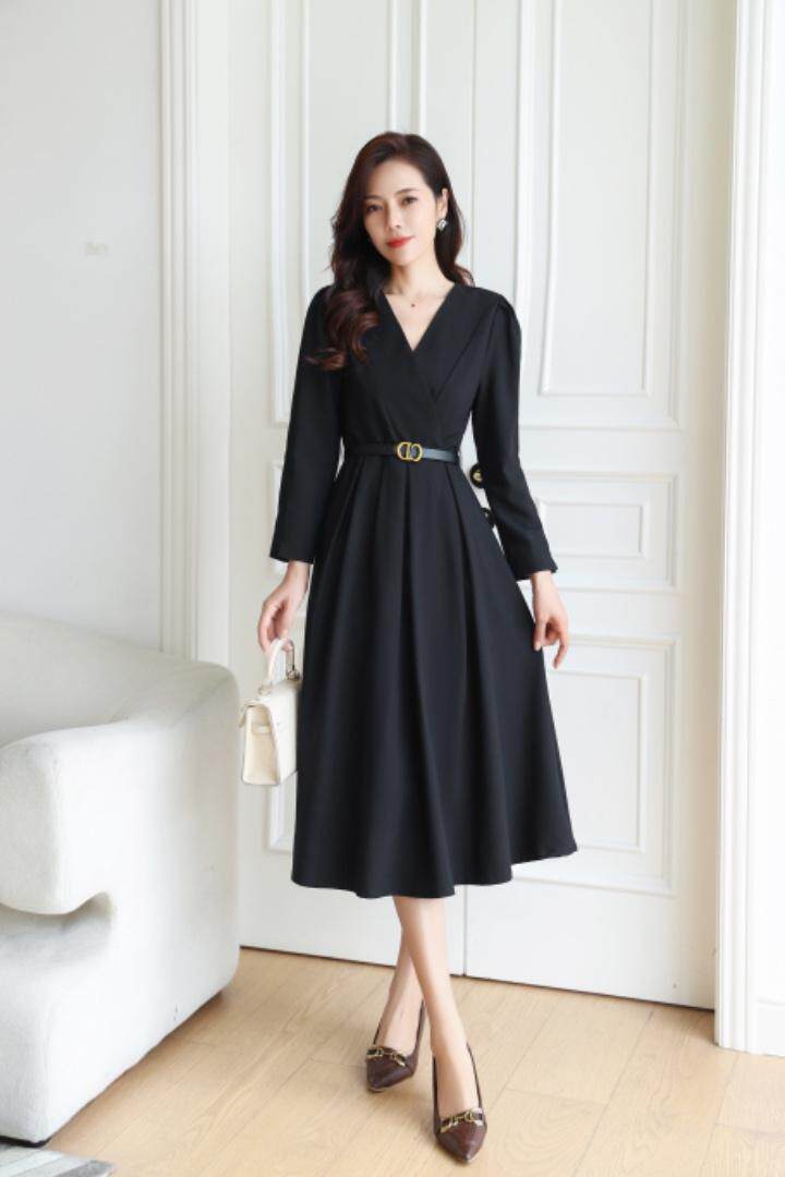 气质连衣裙，女装连衣裙，蓝芝衣秀