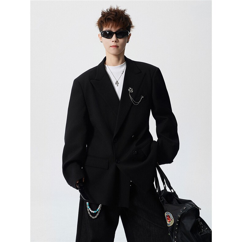 西服送胸针96%绦纶4%氨纶M-5XL大码XF78145P85控139西裤78151P45，男装西服，星座227-7