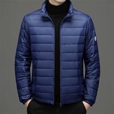 CR2250主推锦纶面料90鸭绒男士精品羽绒服简约常规基础款跑量，男装羽绒服，钱塘207-2