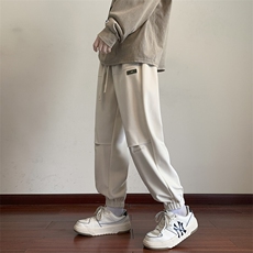 港风休闲裤男宽松直筒拖地裤束脚裤卫裤KP626P50，男装休闲裤，星座1204-3