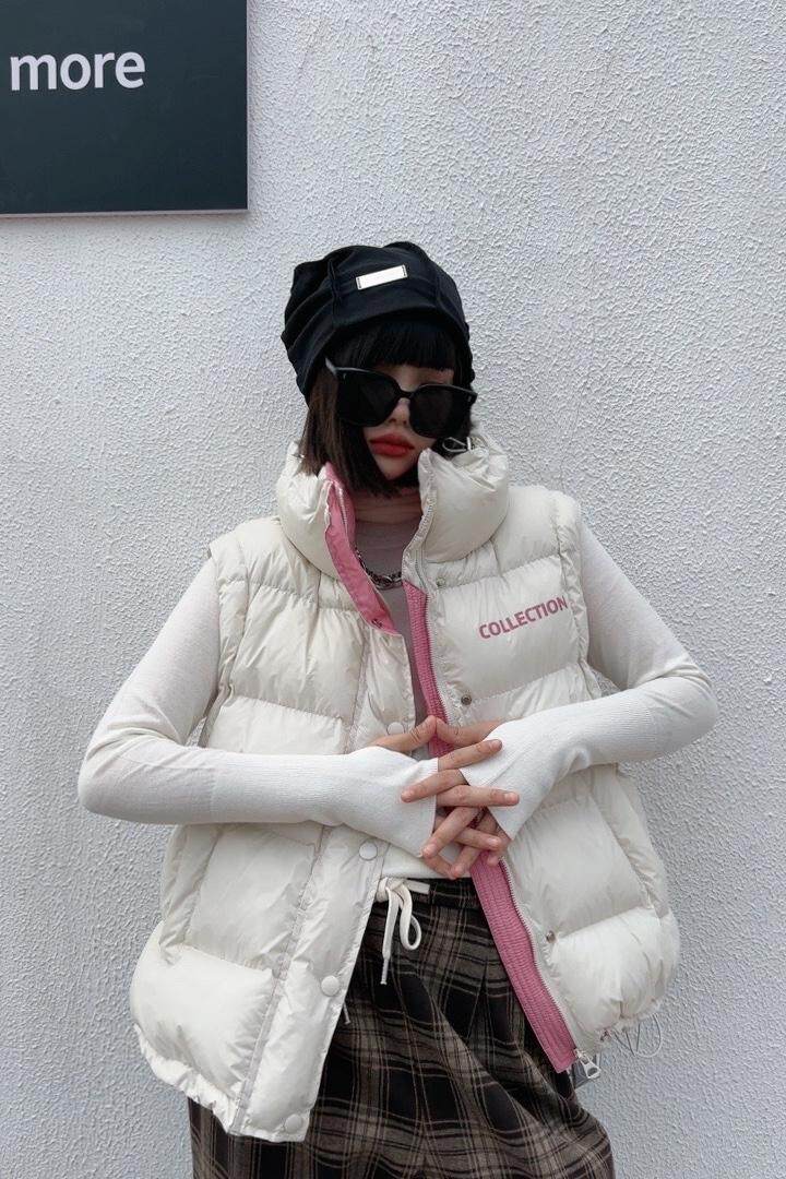 拼色马甲，女装马甲，别无选择