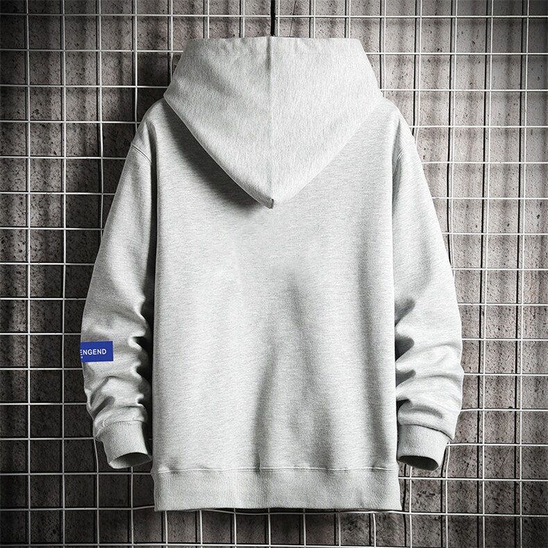 KS21062-P38加绒款-P43连帽开衫卫衣男运动外套大码班服网格,男装卫衣,电商A040A