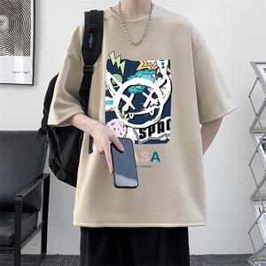 麂皮绒短袖t恤男大码半袖男 JD82275-P25图片