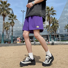 五分裤男潮休闲裤口袋原宿新款时尚潮牌宽松型青春，男装休闲裤，星座716-2