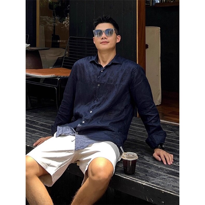 修身韩版百搭显瘦衬衫衬衣外套D328-C9950-P35特,男装衬衫,电商D328