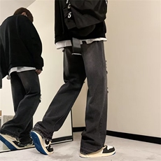 美式牛仔裤男款秋季长裤潮V135P45，男装牛仔裤，星座1116-2