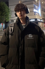 外景冬季加厚面包服男宽松休闲情侣保暖棉衣立领外套MF00427/P90，男装棉衣，电商B316