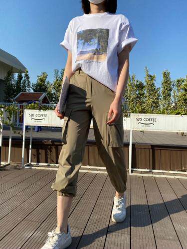 图案Ｔ现货，女装，E.FAXIAN伊发现