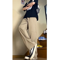 直播得物大码宽松夏季冰丝裤休闲裤西裤K35特批35，男装休闲裤，星座617B