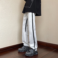 B221美式ins高街小众暗黑喷墨牛仔裤LK22086-P60控78，男装牛仔裤，电商B221