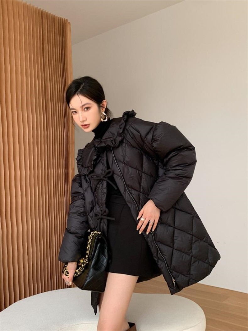 蝴蝶结羽绒服，女装羽绒服，LION&CAT(2F)