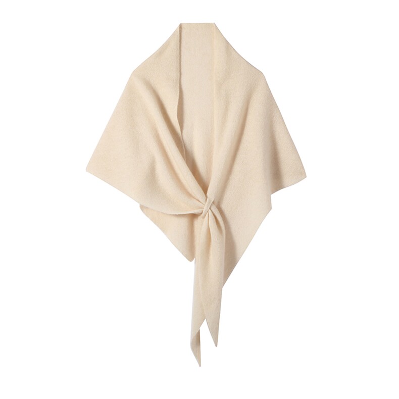 2025年秋季新款纯色简约两用针织女士羊绒围巾时尚休闲通勤百搭，围巾，喜润羊绒