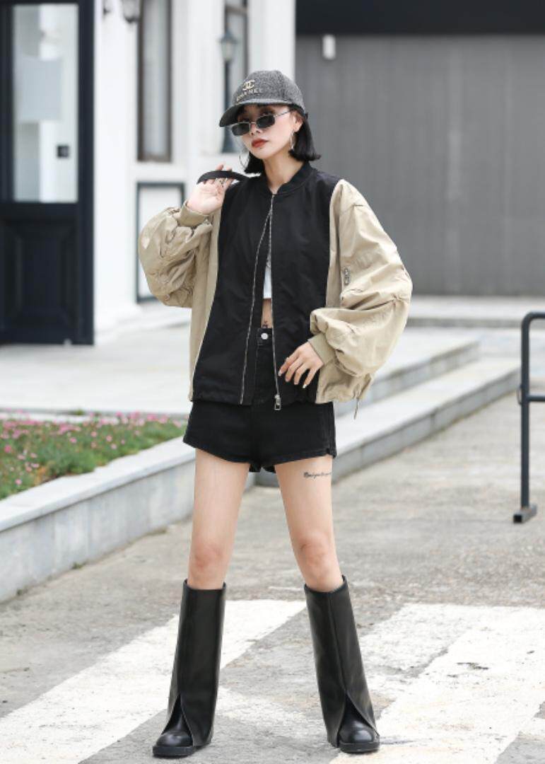 撞色外套，其它，极品红颜