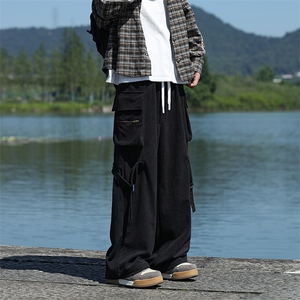 现货 宽松灯芯绒休闲裤男工装裤KD615-P5078图片
