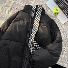 情侣装炸街服港风ins潮牌宽松面包服bf风外套袄男W5725-P75，男装棉衣，星座512-3