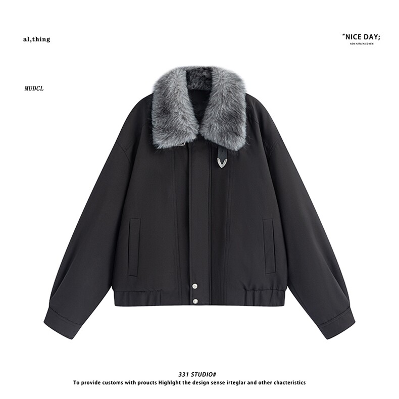 平铺~新标90白鸭绒美式毛领休闲羽绒服外套E104/P238,男装羽绒服,电商B331