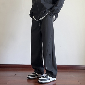 秋季冲锋裤男防水男士休闲裤男宽松束脚直筒长裤A266-KZ8022-P35图片