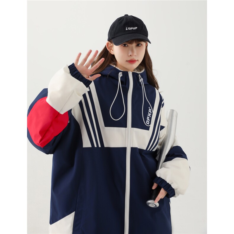 2025冬季新款拼色中性休闲内里羊羔毛夹克棉服M2003/P108控138,男装夹克,电商A148-1