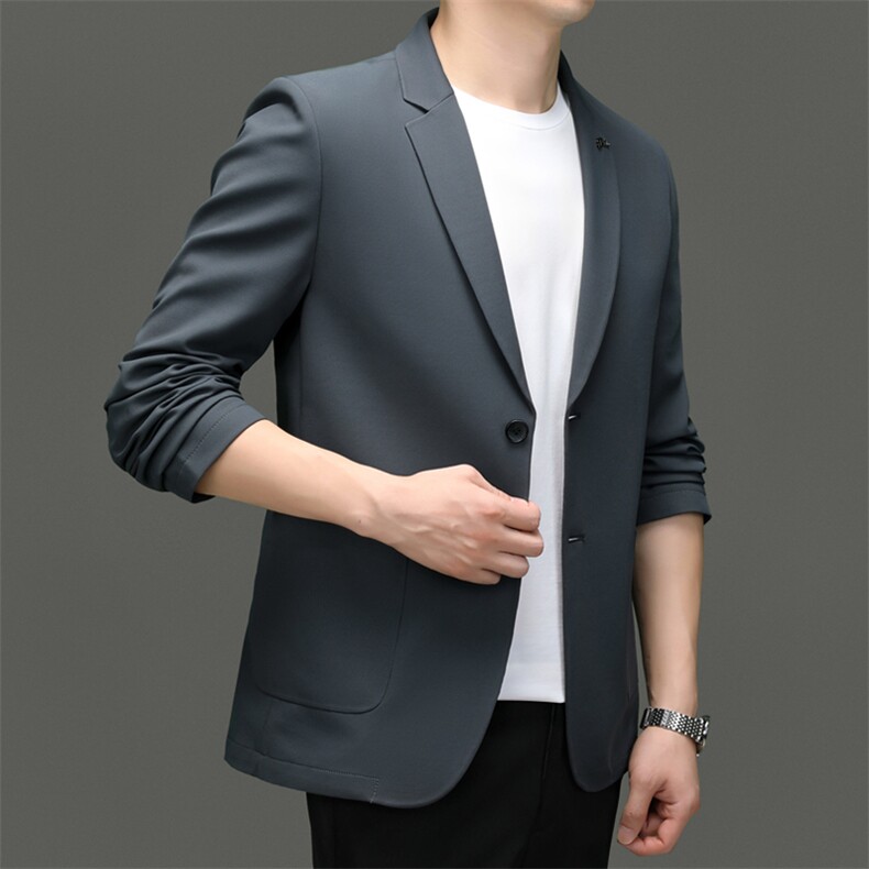 BF13009钱塘2020-2时尚休闲百搭简约中青年男士西服外套P140,男装西服,钱塘207-2