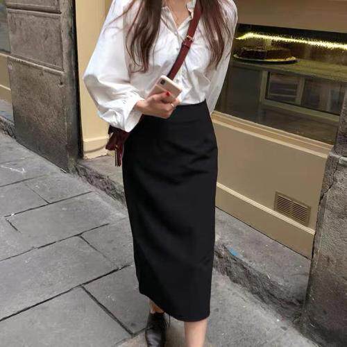 （现货）韩系格子衫衣可盐可甜，韩版显瘦半裙百搭人手一条，女装半身裙，忻美