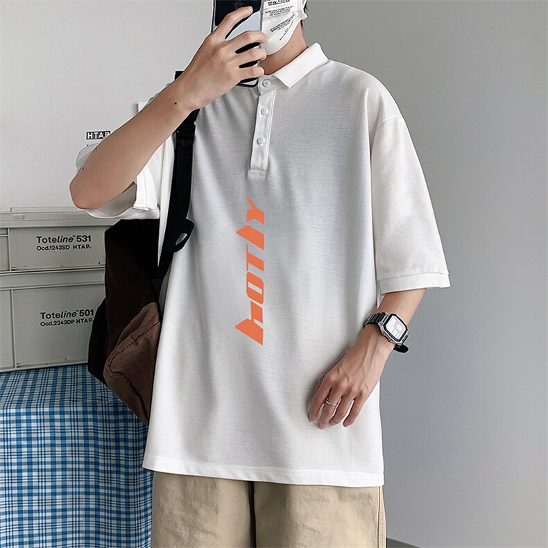 PL57006-P35翻领短袖polo衫男大码胖子半袖t恤男有领保罗衫模特,男装Polo衫,电商A040