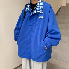 新款翻领长袖男收口袖春气质潮拉链外穿夹克J637P50，男装夹克，星座1116-2