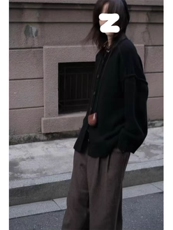 2025年秋季新款反肩百搭女士针织开衫，女装针织衫/毛衣，恒恩羊绒