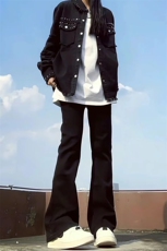 弹力加绒加厚黄泥色牛仔裤男715-6-BX07P50加绒P55(控68），男装牛仔裤，星座715-6