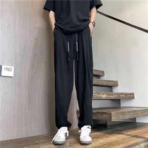 夏季新款潮牌百搭垂感长裤美式复古宽松休闲裤男 现货 K8096-P35图片