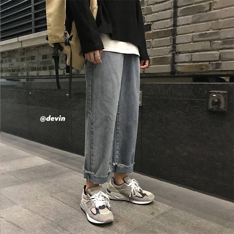@秋季新款直筒休闲牛仔裤男K090/P50限69,男装牛仔裤,电商B350