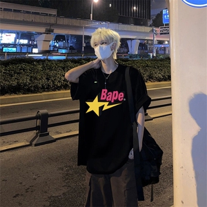 高点击！！纯棉重磅美式复古短袖T恤T38-P35图片