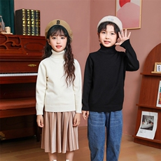 2024秋冬新款安迪绒童装高领加厚保暖毛衣，童装卫衣/绒衫，绒颖羊绒