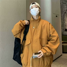 口袋工装外套男季冷淡系高级感夹克潮流帅气cleanfit衣服LS96/P65，男装夹克，星座506