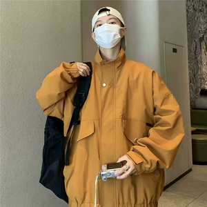 口袋工装外套男季冷淡系高级感夹克潮流帅气cleanfit衣服LS96/P65图片