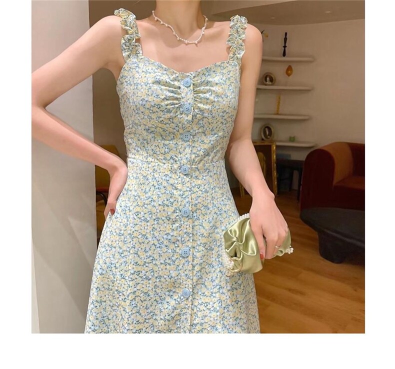 吊带裙，女装背心吊带，街米