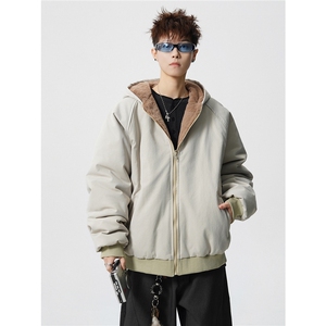 美式座山雕双面穿棉衣男女冬重磅加绒加厚棉服 P105图片