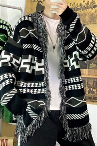 2023秋冬新款潮牌男士针织开衫情侣中性毛衣外套M305P68图片