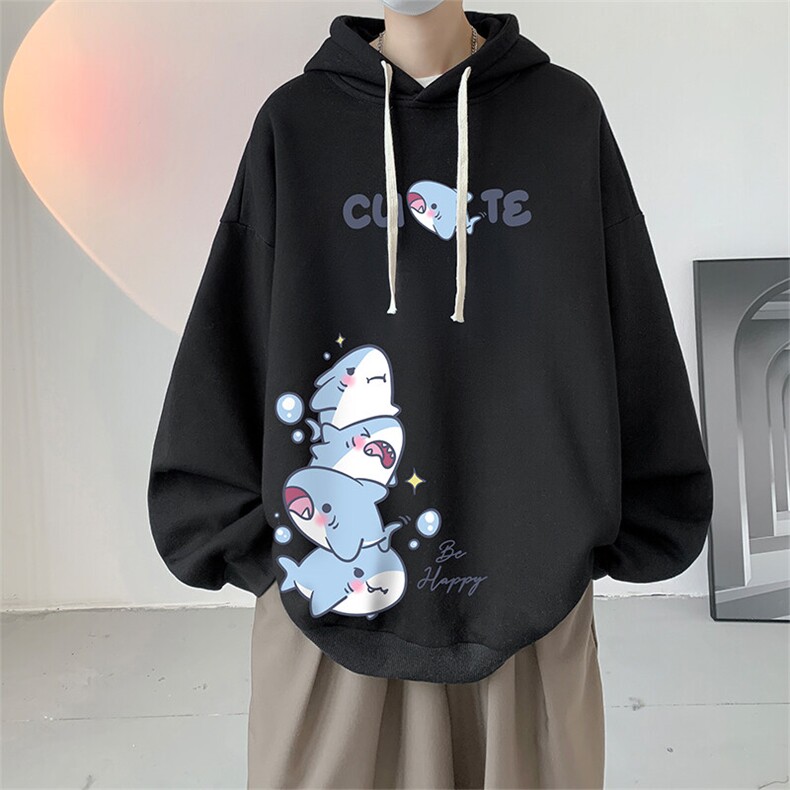 连帽卫衣男大码胖子帽衫大号运动服WY2432-P35图片