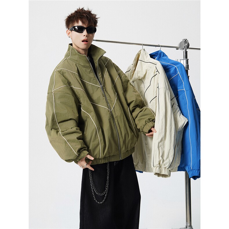 可二开机能防寒服M-5XL大码涤纶棉服男无影墙78176P138控198图片