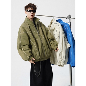 可二开机能防寒服M-5XL大码涤纶棉服男无影墙78176P138控198图片