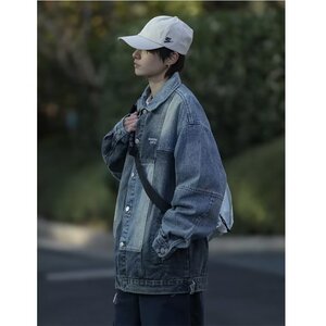 N1213-P50 春季新款牛仔外套男女ins潮牌日系图片