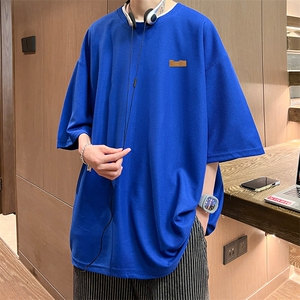 华夫格t恤男短袖男大码五分袖 酒店风 HT73293-P22图片