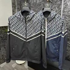 (网络图慎用有大货)拼色轻奢夹克休闲连帽外套313B-JK2542-P100，男装夹克，星座313B