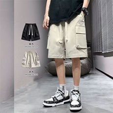 宽松型常规青少年潮流新款百搭潮夏季工装裤子男五分裤休闲短裤，男装牛仔裤，星座1210-1