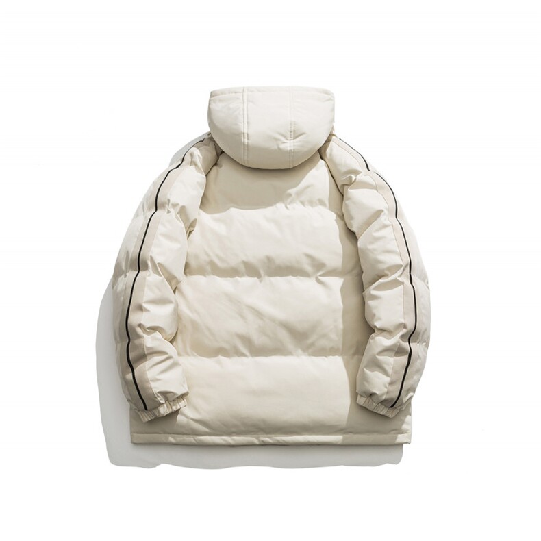 白底23冬季百搭宽松字母印花潮流棉服卫衣MY53031特批P95控158,男装棉衣,电商A247-1