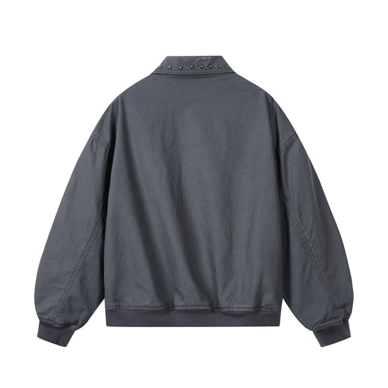 水洗牛仔外套男款春美式痞帅上衣服宽松休闲工装夹克JK1331-P108,男装工装外套,星座1103-3