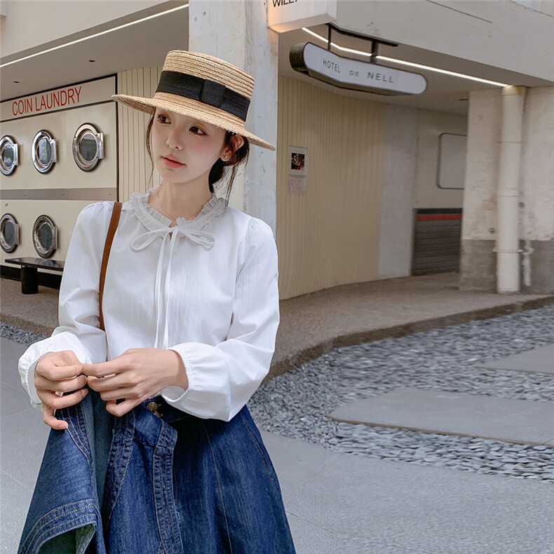 牛仔套装裙女春季2025新款宽松马甲衬衫半身裙三件套,女装套装/套裙,秀美人生