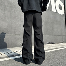 XZ616春季重磅cleanfit立体解构打褶休闲长裤TY2033P75控88，男装休闲裤，星座512A（原616）
