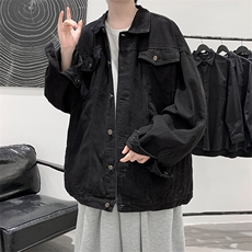牛仔夹克男大码牛仔外套男茄克NJ77410-P60，男装夹克，电商A040